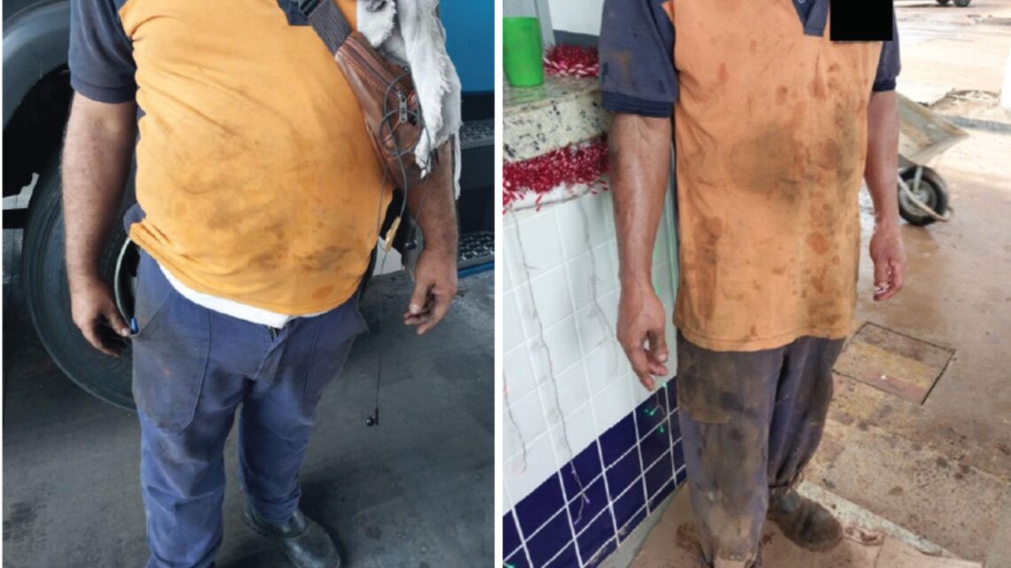 UNIFORME SUJO NÃO SE LAVA EM CASA
